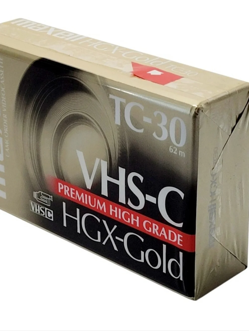 (Lot Of 2) Maxell HGX Gold TC-30 VHSC Premium High Grade Videotape Cassette Tape